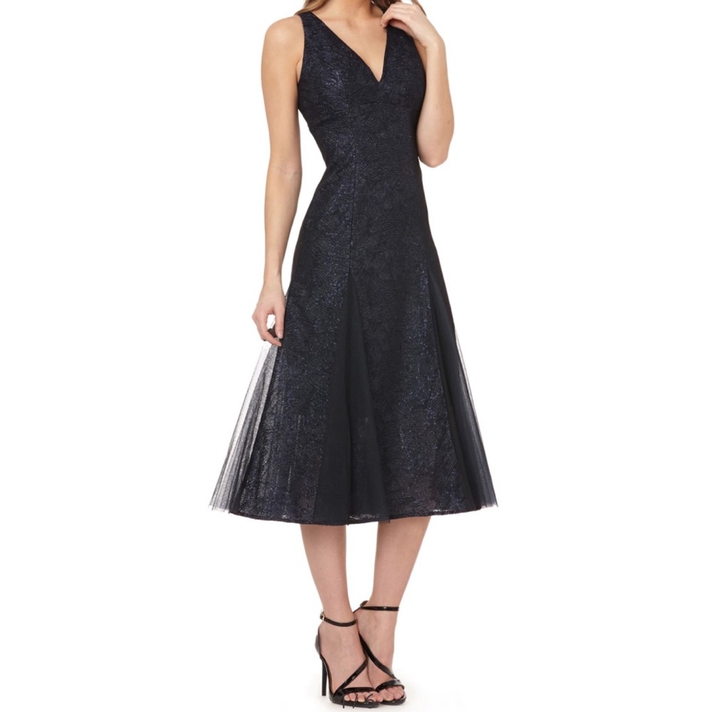 Carmen Marc Valvo Infusion tea length dress 8631